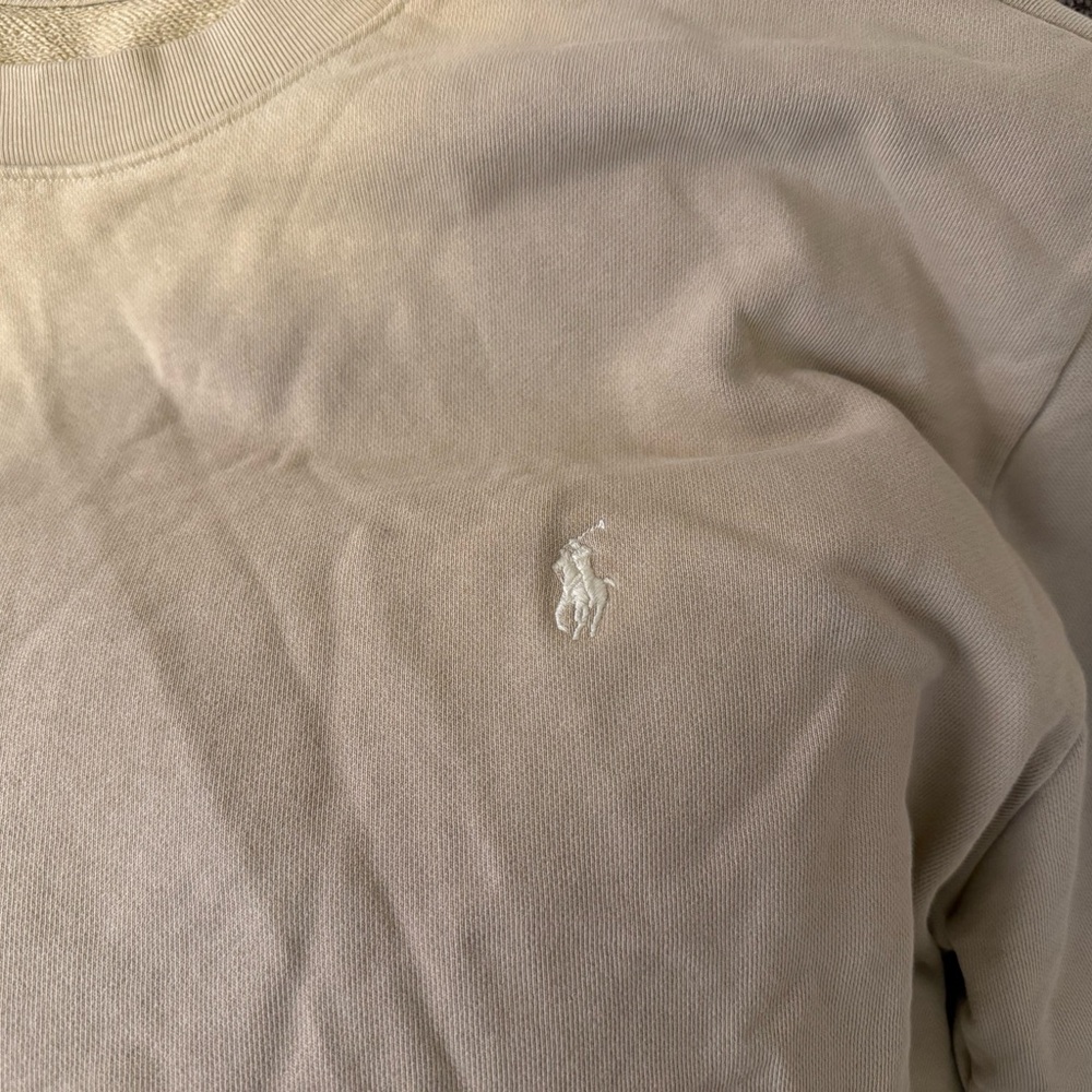 Polo by Ralph Lauren Beige Crewneck Sweatshirt - Picture 3 of 5